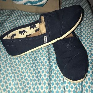 AUTHENTIC TOMS Blue Canvas Shoes
